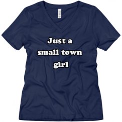 Ladies Relaxed Fit V-Neck Tee