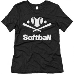 Ladies Relaxed Fit Super Soft Triblend Tee