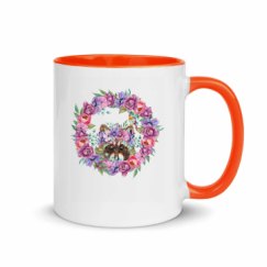 11oz Ceramic Mug with Color Inside
