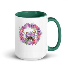 15oz Ceramic Mug with Color Inside