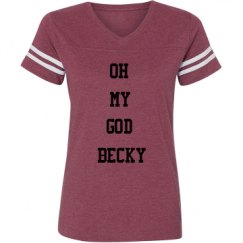 Ladies Relaxed Fit Vintage Sports Tee