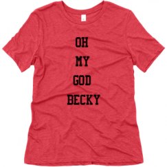 Ladies Relaxed Fit Super Soft Triblend Tee