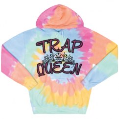Unisex Tie-Dye Fleece Hoodie