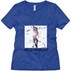 Ladies Relaxed Fit V-Neck Tee