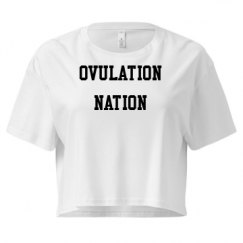 Ladies Festival Cali Crop Top Tee