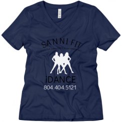 Ladies Relaxed Fit V-Neck Tee