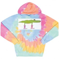 Unisex Tie-Dye Fleece Hoodie