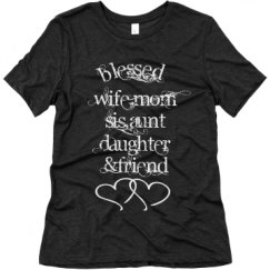 Ladies Relaxed Fit Super Soft Triblend Tee