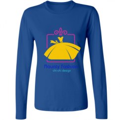 Ladies Relaxed Fit Basic Long Sleeve Tee