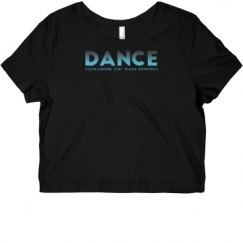 Ladies Slim Fit Crop Top Tee