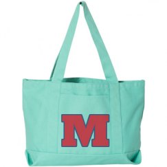 Seaside Cotton Canvas Pigment-Dyed Boat Tote Bag