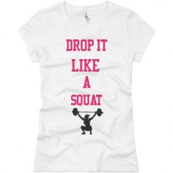 Ladies Slim Fit Basic Promo Jersey Tee