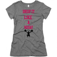 Ladies Slim Fit Super Soft Triblend Tee