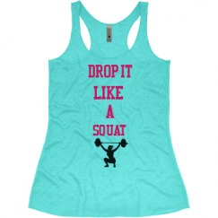 Ladies Slim Fit Super Soft Racerback Triblend Tank