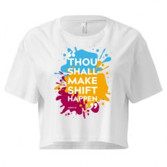 Ladies Festival Cali Crop Top Tee