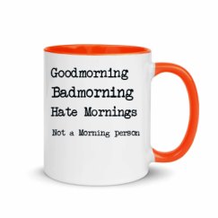 11oz Ceramic Mug with Color Inside