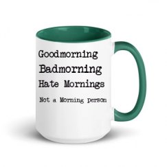 15oz Ceramic Mug with Color Inside