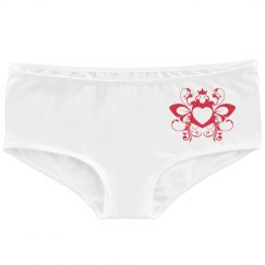 butterfly heart panties