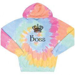 Unisex Tie-Dye Fleece Hoodie