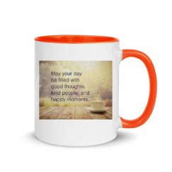 11oz Ceramic Mug with Color Inside