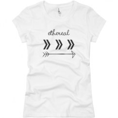 Ladies Slim Fit Basic Promo Jersey Tee