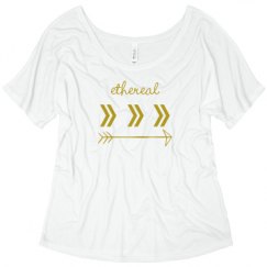 Ladies Flowy Slouchy Tee