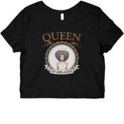 Ladies Slim Fit Crop Top Tee