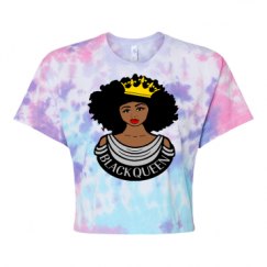 Women's Tie Dye Crop Top Tee