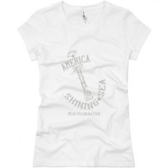 Ladies Slim Fit Basic Promo Jersey Tee