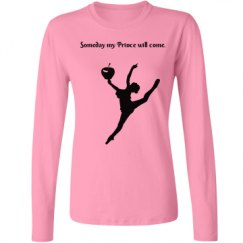 Ladies Relaxed Fit Basic Long Sleeve Tee