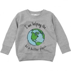 Toddler Crewneck Basic Promo Sweatshirt
