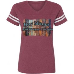 Ladies Relaxed Fit Vintage Sports Tee