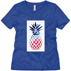 Ladies Relaxed Fit V-Neck Tee