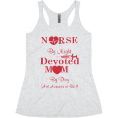 Ladies Slim Fit Super Soft Racerback Triblend Tank