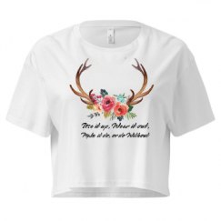 Ladies Festival Cali Crop Top Tee