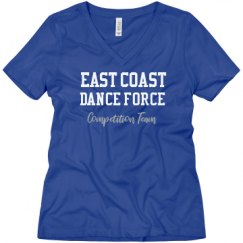 Ladies Relaxed Fit V-Neck Tee