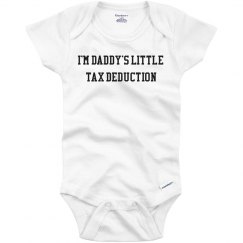 cute infant  for income tax time