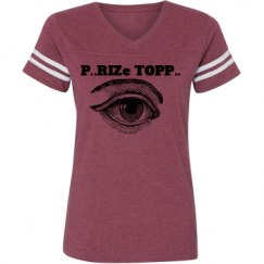 Ladies Relaxed Fit Vintage Sports Tee