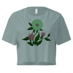 Ladies Festival Cali Crop Top Tee