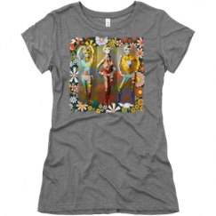 Ladies Slim Fit Super Soft Triblend Tee