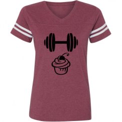 Ladies Relaxed Fit Vintage Sports Tee