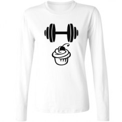 Ladies Relaxed Fit Basic Long Sleeve Tee