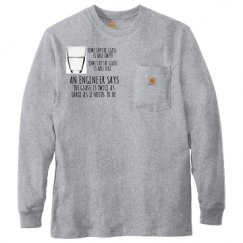 Unisex Carhartt Pocket Long Sleeve Tee