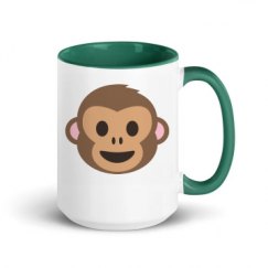 15oz Ceramic Mug with Color Inside