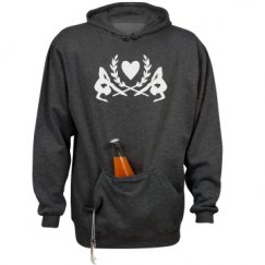 Unisex Beer Holder Tailgate Hoodie