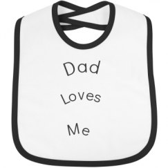 Infant Contrast Trim Bib