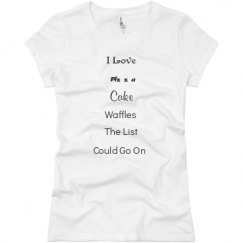 Ladies Slim Fit Basic Promo Jersey Tee