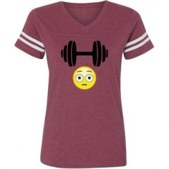 Ladies Relaxed Fit Vintage Sports Tee