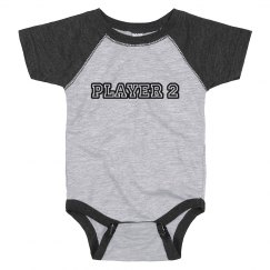 Player 2 Raglan Onesy