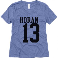 Ladies Relaxed Fit Super Soft Triblend V-Neck Tee